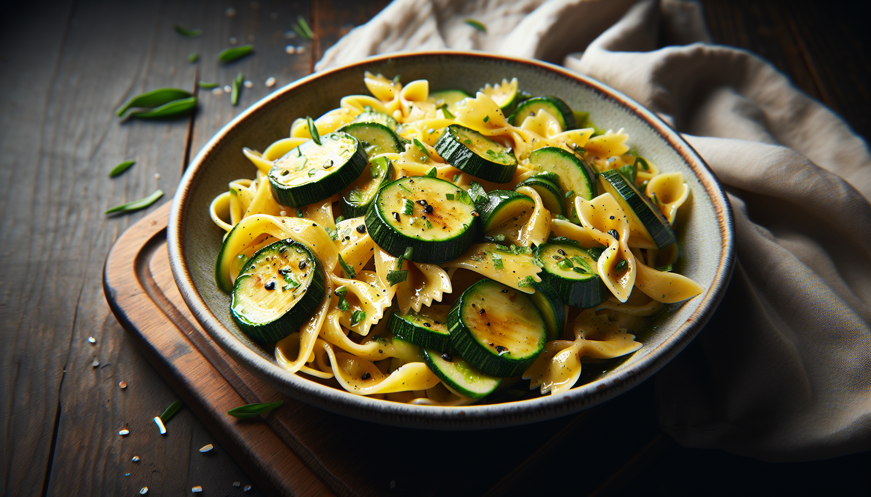 pasta fredda con zucchine